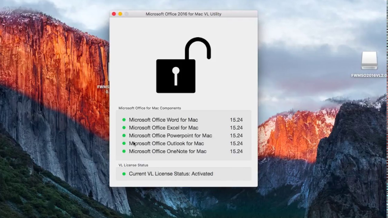 free key for office 2016 for mac